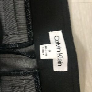 Calvin Klein Charcoal Gray Trousers